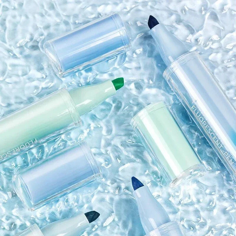 4 kom/set slatki pastelni markeri biblijski markeri raznih boja marker marker s mekim vrhom dlijeta Natrag u školu