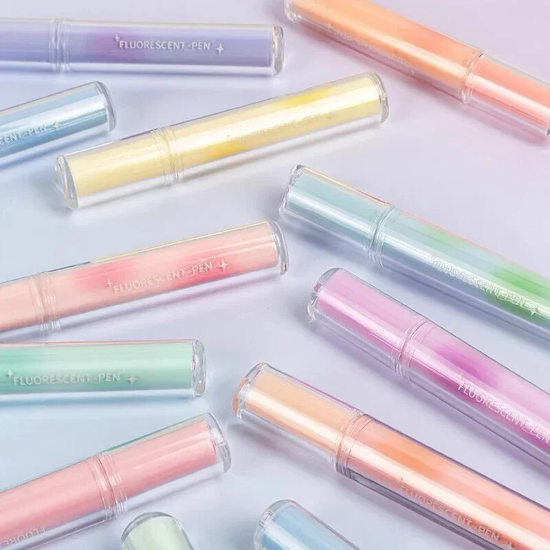 4 kom/set slatki pastelni markeri biblijski markeri raznih boja marker marker s mekim vrhom dlijeta Natrag u školu