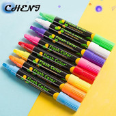 Φθορίζον μαρκαδόρο Liquid Chalk Erasable Highlighter, για Λευκό πίνακα, Διαφημιστικός πίνακας κιμωλίας LED για γκράφιτι