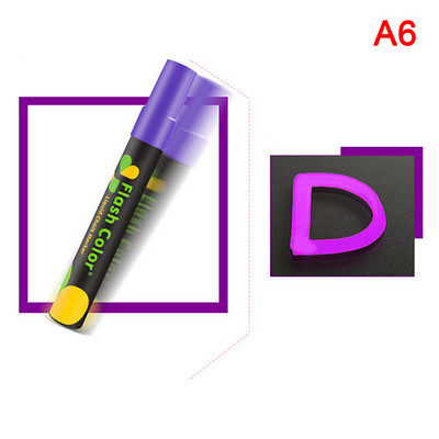 Φθορίζον μαρκαδόρο Liquid Chalk Erasable Highlighter, για Λευκό πίνακα, Διαφημιστικός πίνακας κιμωλίας LED για γκράφιτι