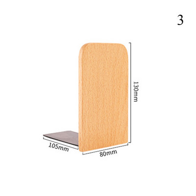 Nature Wooden Bookends Επιτραπέζιο ράφι Γραφείο Αξεσουάρ γραφείου για το σπίτι Αξεσουάρ Βιβλιοθήκη Βιβλιοθήκη Ξύλινα άκρα βιβλίων