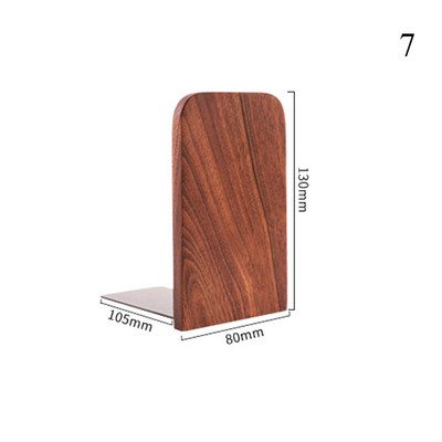 Nature Wooden Bookends Επιτραπέζιο ράφι Γραφείο Αξεσουάρ γραφείου για το σπίτι Αξεσουάρ Βιβλιοθήκη Βιβλιοθήκη Ξύλινα άκρα βιβλίων