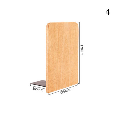 Nature Wooden Bookends Επιτραπέζιο ράφι Γραφείο Αξεσουάρ γραφείου για το σπίτι Αξεσουάρ Βιβλιοθήκη Βιβλιοθήκη Ξύλινα άκρα βιβλίων