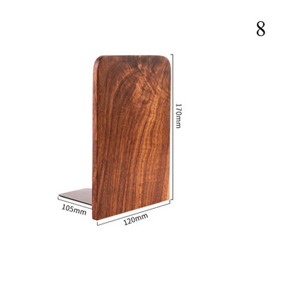 Nature Wooden Bookends Επιτραπέζιο ράφι Γραφείο Αξεσουάρ γραφείου για το σπίτι Αξεσουάρ Βιβλιοθήκη Βιβλιοθήκη Ξύλινα άκρα βιβλίων