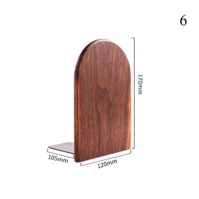 Nature Wooden Bookends Επιτραπέζιο ράφι Γραφείο Αξεσουάρ γραφείου για το σπίτι Αξεσουάρ Βιβλιοθήκη Βιβλιοθήκη Ξύλινα άκρα βιβλίων