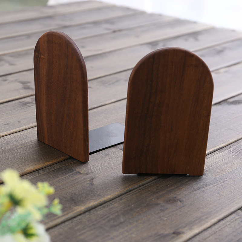 Nature Wooden Bookends Επιτραπέζιο ράφι Γραφείο Αξεσουάρ γραφείου για το σπίτι Αξεσουάρ Βιβλιοθήκη Βιβλιοθήκη Ξύλινα άκρα βιβλίων