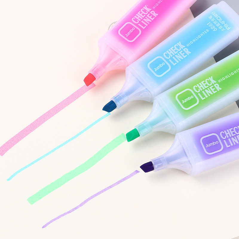 Kawaii kiemelő toll pasztell kréta jelölő japán fluoreszkáló toll Színes iskolai kellékek koreai írószerek nagykereskedelme