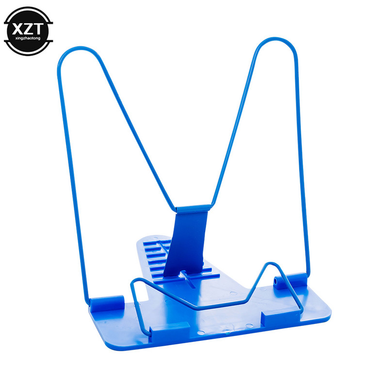 Нова преносима сгъваема регулируема стойка за книги Поставка за книги за четене Основа на притежателя на документи Рафт за книги за четене Четене на книги за книги