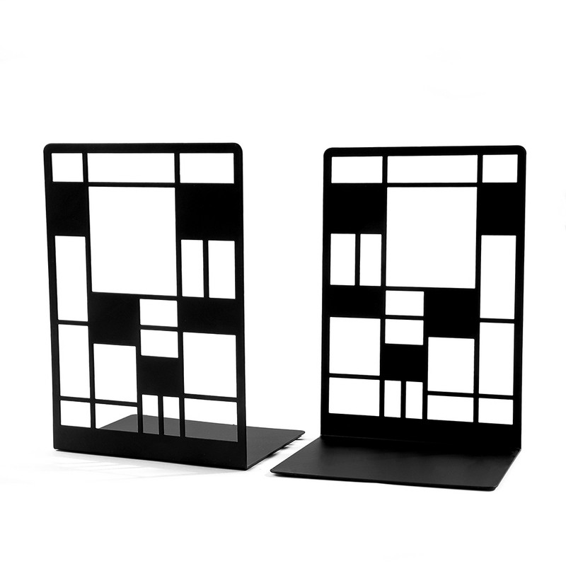 2 db Színes korlátok könyvvégek polcokhoz Duty Bookend nehéz könyvekhez Rendezőkönyv Kezdőlap Könyvtartó Könyvállvány Tartó Állvány Polc