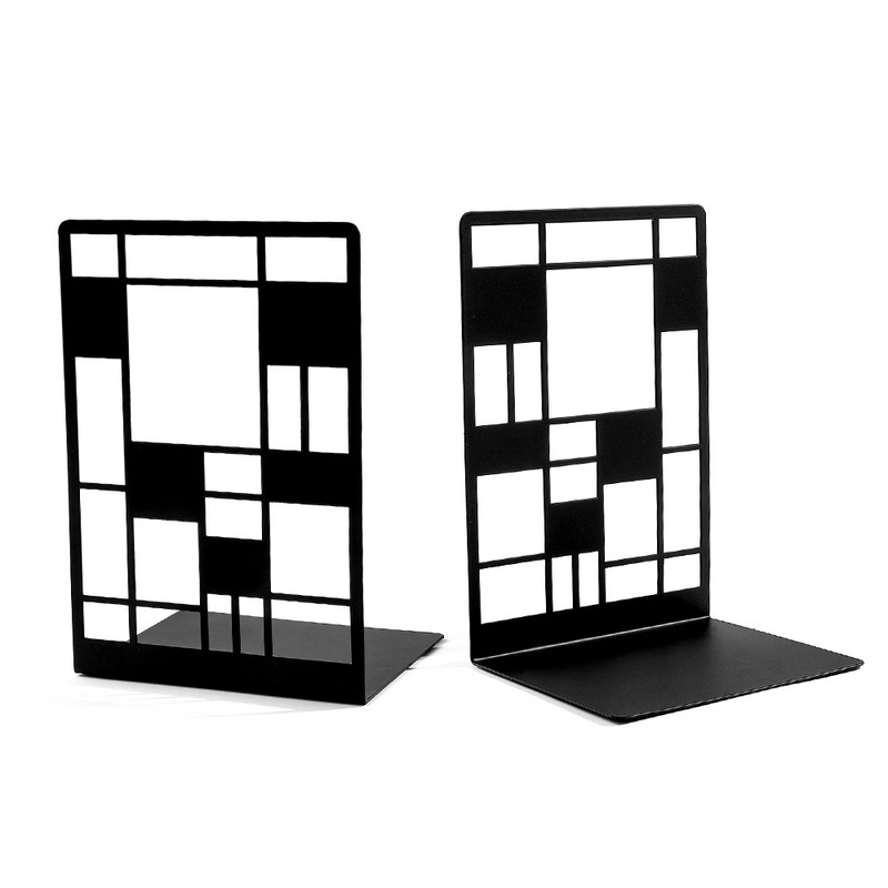 2 db Színes korlátok könyvvégek polcokhoz Duty Bookend nehéz könyvekhez Rendezőkönyv Kezdőlap Könyvtartó Könyvállvány Tartó Állvány Polc