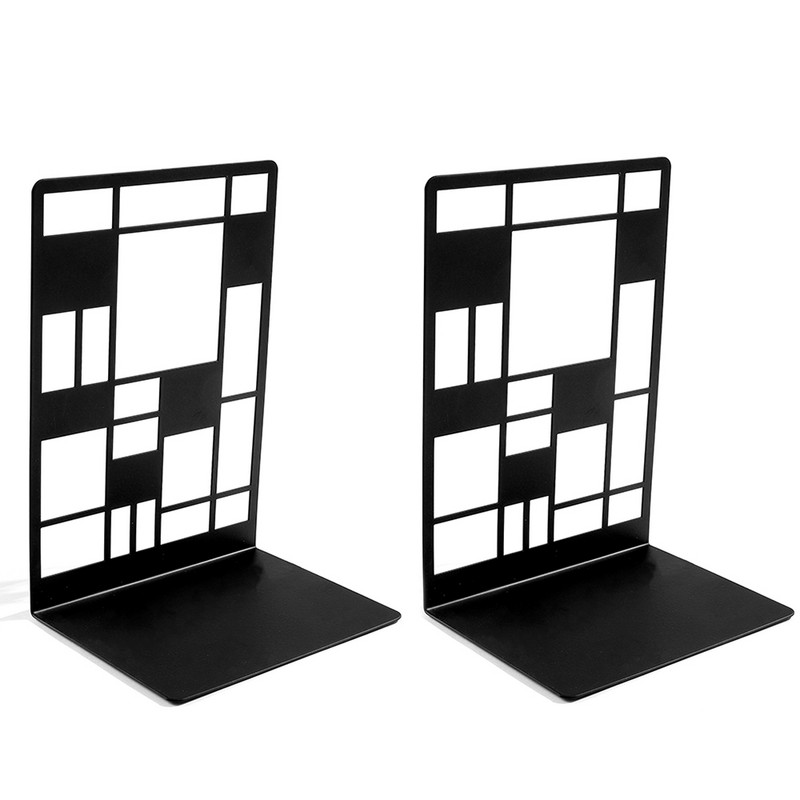 2 db Színes korlátok könyvvégek polcokhoz Duty Bookend nehéz könyvekhez Rendezőkönyv Kezdőlap Könyvtartó Könyvállvány Tartó Állvány Polc