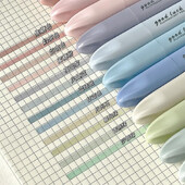 4db pasztell kiemelő készlet jelölő toll ajakrúzs design puha ecset hegy rajzoláshoz festéshez Irodai bélés Iskolai kellékek Kawaii