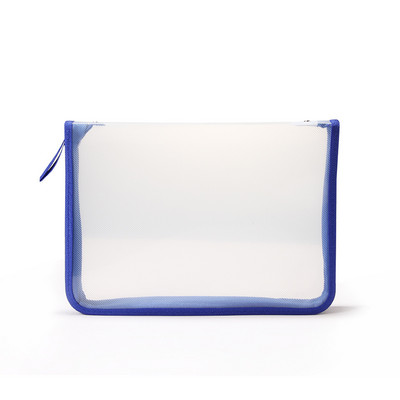 A5 A4-es cipzáras irattáska PVC PP csillogó átlátszó tároló rendszerező táska irattartó mappa tok táskák írószer tartó