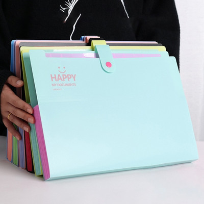 Dokumendikorraldaja Akordionid Laienev failikaust Happy Face File Organizer