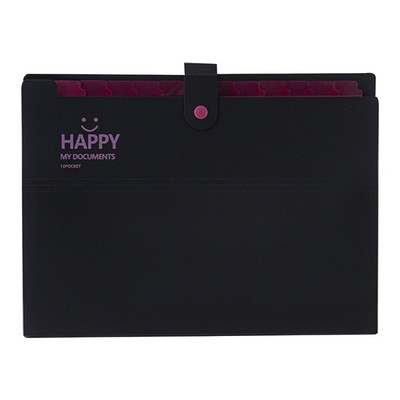 Dokumentų tvarkyklės Akordeonai Išplečiamas failų aplankas Happy Face File Organizer