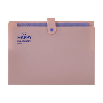 Dokumentų tvarkyklės Akordeonai Išplečiamas failų aplankas Happy Face File Organizer