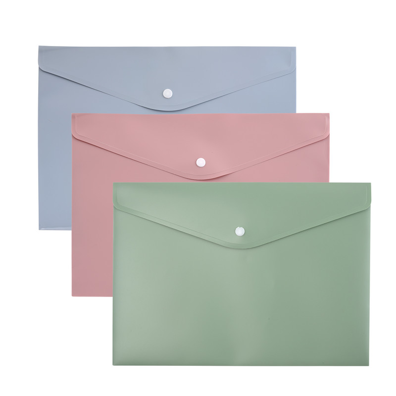 A4-es átlátszó irattáska üzleti irodai adattároló táska Pp, vízálló irattartó portfólió papír irodaszervező