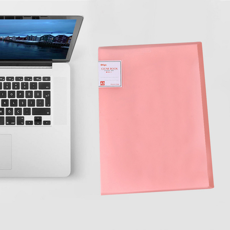 A3 30 Σελίδες Diamond Folder Painting Paper Organizer Οθόνη αποθήκευσης εξώφυλλου εγγράφου Βιβλιοθήκη φωτογραφικού άλμπουμ