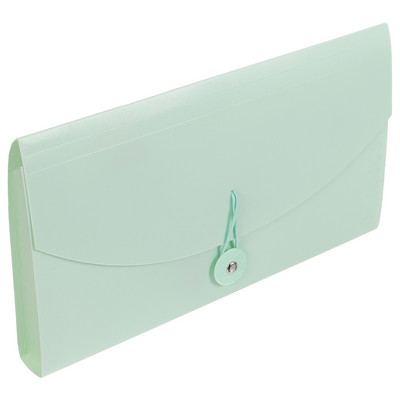 Папка Чанта за органи B6 Акордеон Държач за банкноти Органайзер Пластмасов купон Карти Чантичка с джобове Разписки Офис