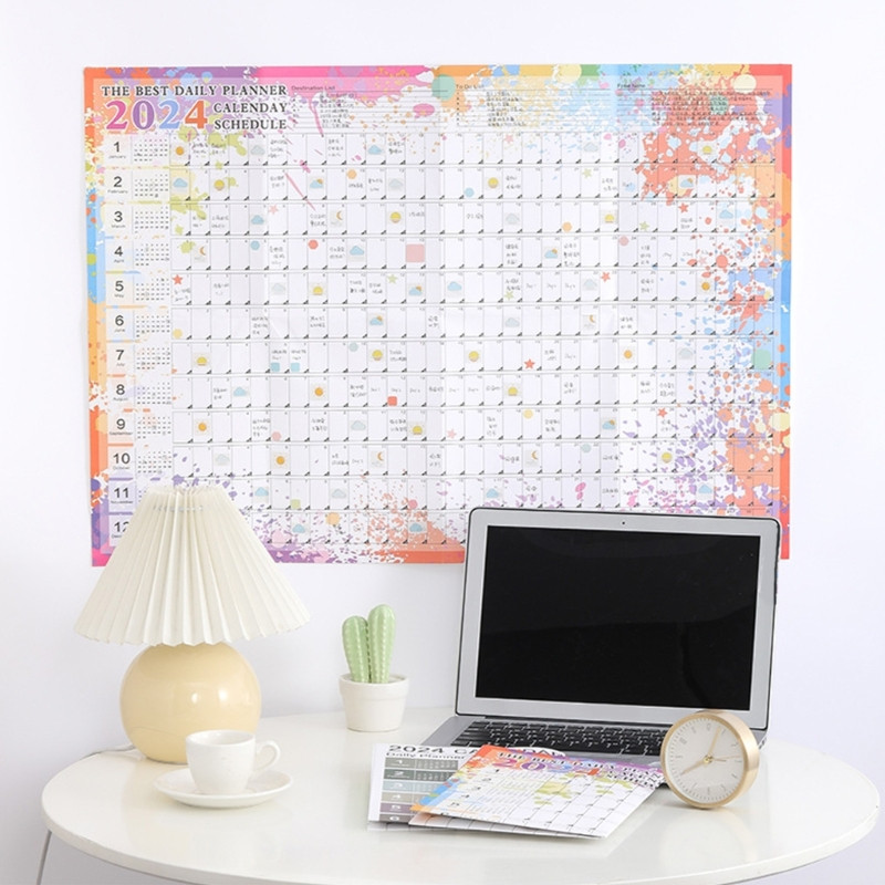 68TA Falinaptár 2024-es évtervező poszter méretű 14 hónapos tájkép formátumban