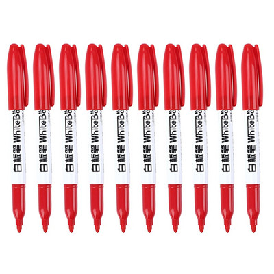 10 DB Színes jelölő tábla toll fekete fehér jelölők iskolai kellékek gyermek rajztoll Escola Office