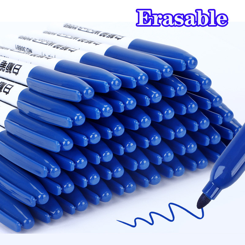 10 DB Színes jelölő tábla toll fekete fehér jelölők iskolai kellékek gyermek rajztoll Escola Office