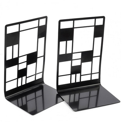 Книгодържатели с шарки на дърво Декоративни книгоразделители с дървета за домашен офис Здрави железни книгоразделители за рафтове Уникален модел на дърво за училище