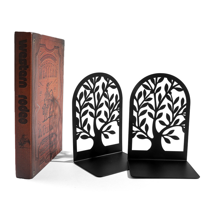 Új stílusú, fekete reményfa, az asztali könyvnek vége az irodai asztali számítógépnek, a kezdőlapnak Ajándék a könyvek szerelmeseinek Irodai asztali vas könyvtartó