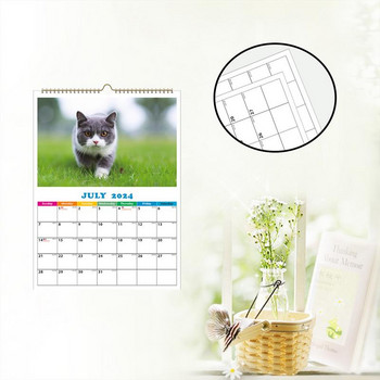 2024 Ημερολόγιο Σκύλων για Τοίχο Αστείο Καθημερινό Ημερολόγιο Γάτας Α4 Ημερολόγιο Τοίχου Ημερολόγιο Σκύλων Καθημερινή διακόσμηση τοίχου για κοιτώνα διαμερίσματος