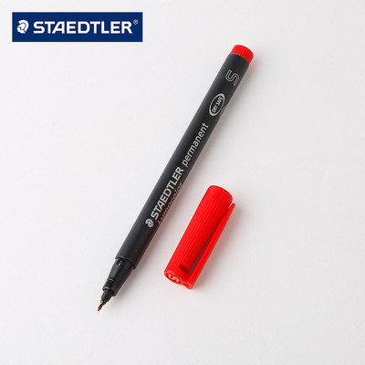 Staedtler Lumocolor 313/317/318 Μόνιμος δείκτης S/M/F Felt Tip Αδιάβροχο Μαύρο Μπλε Πράσινο Κόκκινο μελάνι για CD Graffiti Metal Glass