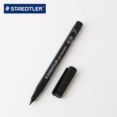 Staedtler Lumocolor 313/317/318 Μόνιμος δείκτης S/M/F Felt Tip Αδιάβροχο Μαύρο Μπλε Πράσινο Κόκκινο μελάνι για CD Graffiti Metal Glass