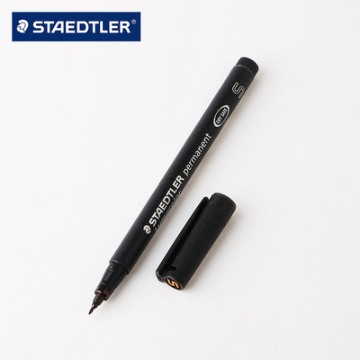 Staedtler Lumocolor 313/317/318 Μόνιμος δείκτης S/M/F Felt Tip Αδιάβροχο Μαύρο Μπλε Πράσινο Κόκκινο μελάνι για CD Graffiti Metal Glass