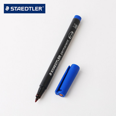 Staedtler Lumocolor 313/317/318 Μόνιμος δείκτης S/M/F Felt Tip Αδιάβροχο Μαύρο Μπλε Πράσινο Κόκκινο μελάνι για CD Graffiti Metal Glass