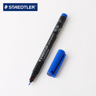 Staedtler Lumocolor 313/317/318 Μόνιμος δείκτης S/M/F Felt Tip Αδιάβροχο Μαύρο Μπλε Πράσινο Κόκκινο μελάνι για CD Graffiti Metal Glass