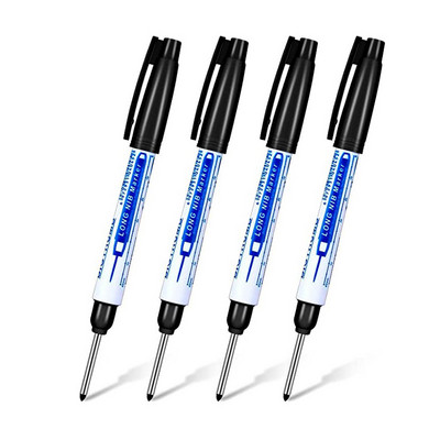 4 db/szett 30mm hosszú fejjelek Asztalos szerkezet Mélylyuk jelölő tollak Többcélú jelölőtoll íróeszköz