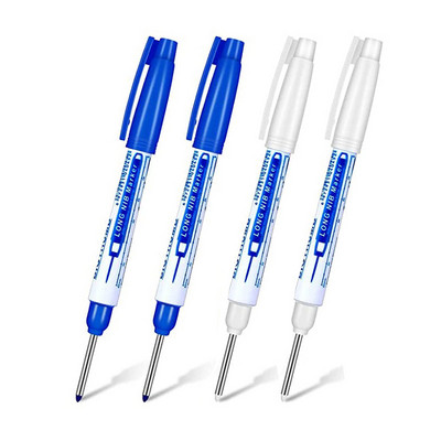 4 db/szett 30mm hosszú fejjelek Asztalos szerkezet Mélylyuk jelölő tollak Többcélú jelölőtoll íróeszköz