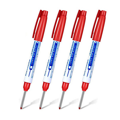 4 db/szett 30mm hosszú fejjelek Asztalos szerkezet Mélylyuk jelölő tollak Többcélú jelölőtoll íróeszköz