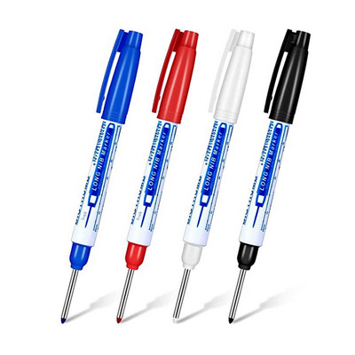 4 db/szett 30mm hosszú fejjelek Asztalos szerkezet Mélylyuk jelölő tollak Többcélú jelölőtoll íróeszköz