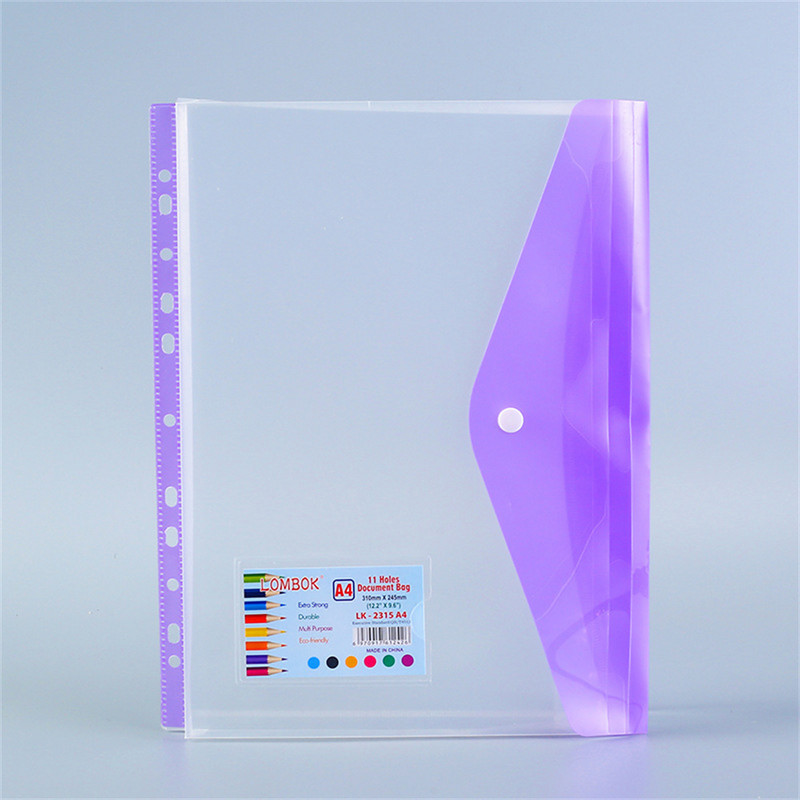 A4 Големи пластмасови папки за файлове Портфейли Цветни пликове за файлове с документи Чанта за училище Офис Домашни консумативи Дропшиппинг и търговия на едро