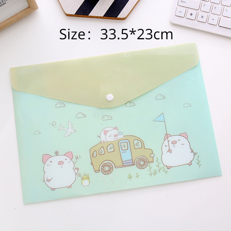 Vintage Dots Flower Face Series A4 Документи Чанта за файлове Сладка анимационна папка с файлове Файлове за канцеларски материали Производствени папки Портфолио