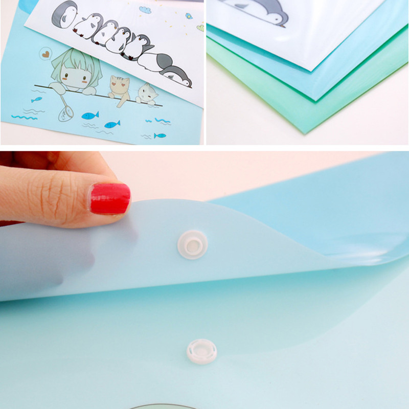 Vintage Dots Flower Face Series A4 Документи Чанта за файлове Сладка анимационна папка с файлове Файлове за канцеларски материали Производствени папки Портфолио