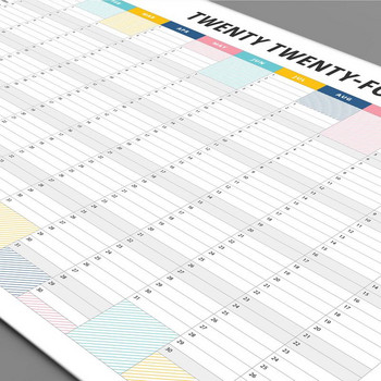 2024 Ημερολόγιο Ημερήσιου χρονοδιαγράμματος Φύλλο Σχεδιασμού Χαριτωμένο Ημερολόγιο Τοίχου Ετήσιο Εβδομαδιαίο Ετήσιο Σχεδιασμό Εκκρεμοτήτων Λίστα Ατζέντας Οργανωτής