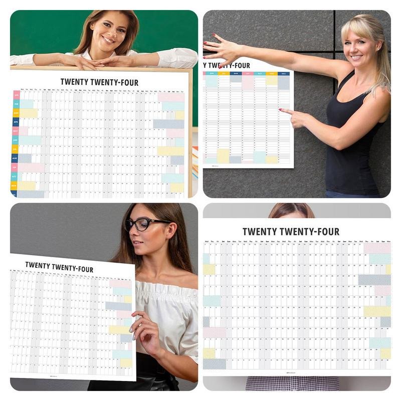 2024-es naptár Napi ütemtervező Lap Aranyos falinaptár Éves Heti Éves Tervező Teendők Napirend Szervező Iroda