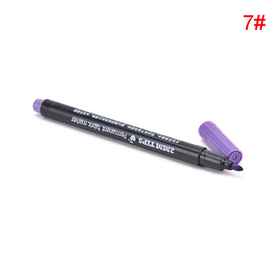 20 színű szövet és póló bélés jelölő toll textil festék szövet pigment barkács festési kellékek