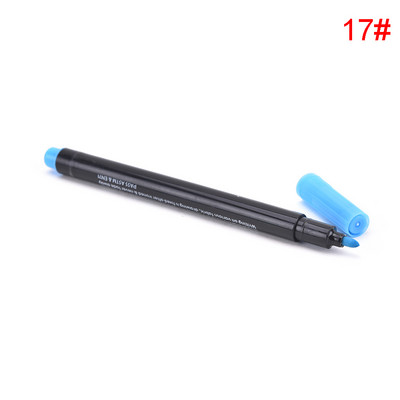 20 színű szövet és póló bélés jelölő toll textil festék szövet pigment barkács festési kellékek