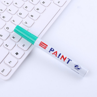 12 színű vízálló fluoreszkáló toll kiemelő autógumi gumiabroncs futófelület CD fém tartós festék jelölő Graffti olajos jelölő toll