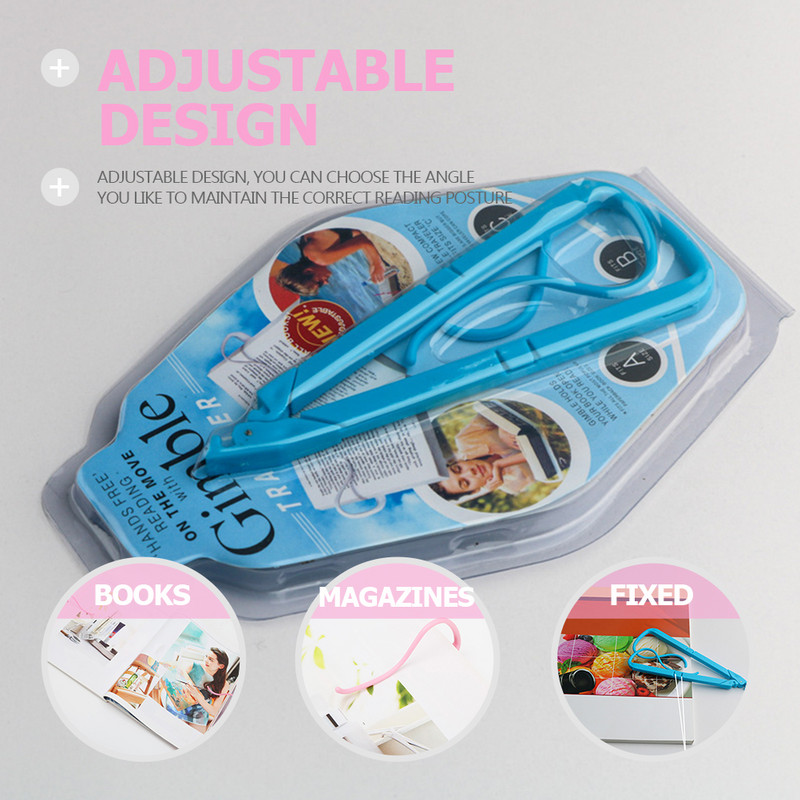 2 db oldal Nyitott klipek könyvolvasó konzol Kihangosított olvasó klipek könyvtartó tartó