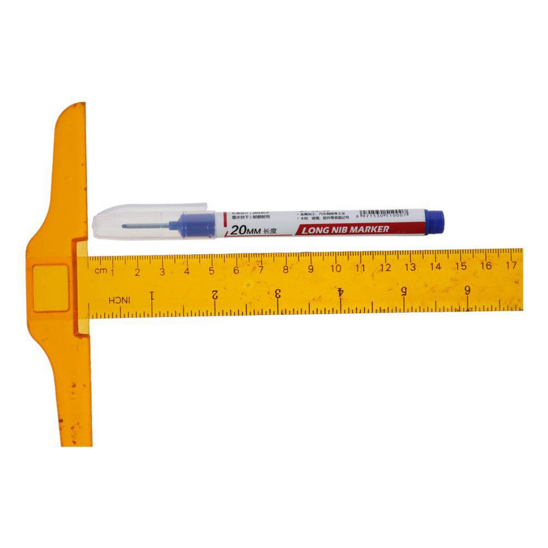 Többcélú mélylyukjelölő toll, hosszú orrú marker Mély fúrólyuk, hosszú, mechanikus asztalosipari színes toll famegmunkáláshoz