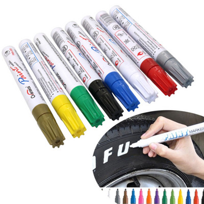 1 db színes toll készlet vízálló gumi tartós festék jelölő toll autógumi futófelület környezetbarát gumifestés jelölő