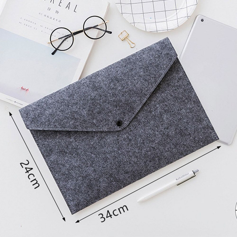 Φάκελος τσόχα Α4 Φορητή τσόχα με πόρπη Θήκη χαρτοφυλακίου Μεγάλη χωρητικότητα φάκελοι φάκελοι Τσάντα εγγράφων τιμολογίου